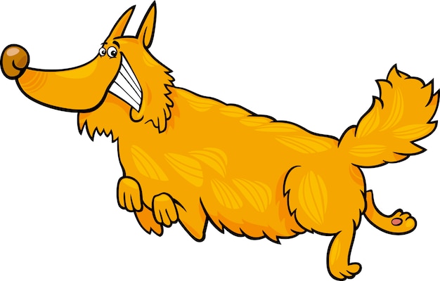 feliz perro lanudo