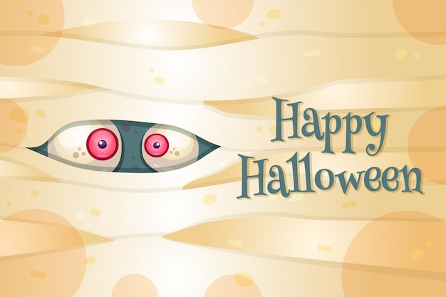 Feliz plantilla de tarjeta postal vectorial de Halloween Fiestas tradicionales de otoño Celebraciones de fiestas espeluznantes