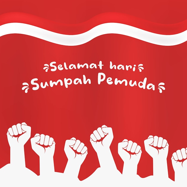 feliz publicación del día de sumpah pemuda
