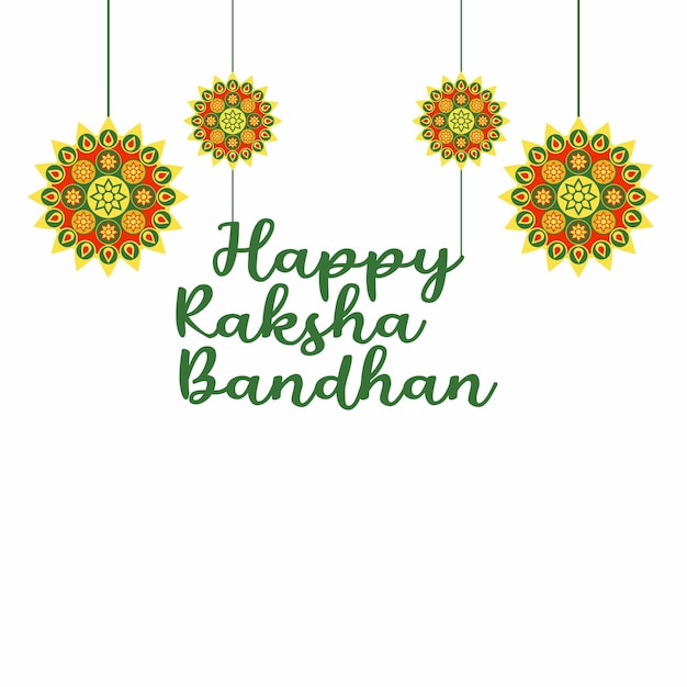 feliz raksha bandhan vector