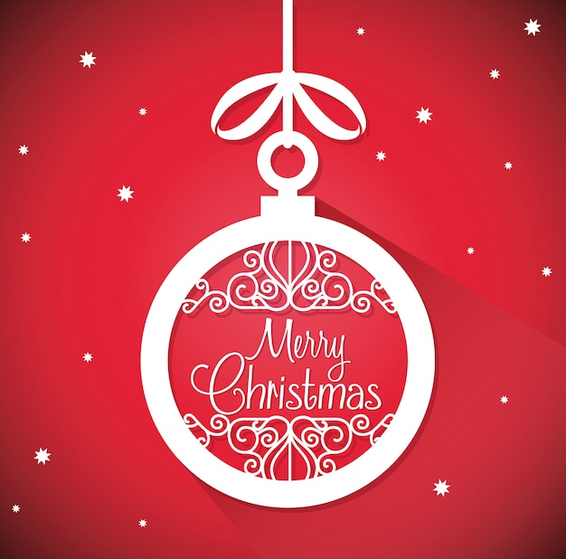Feliz tarjeta colorida de navidad