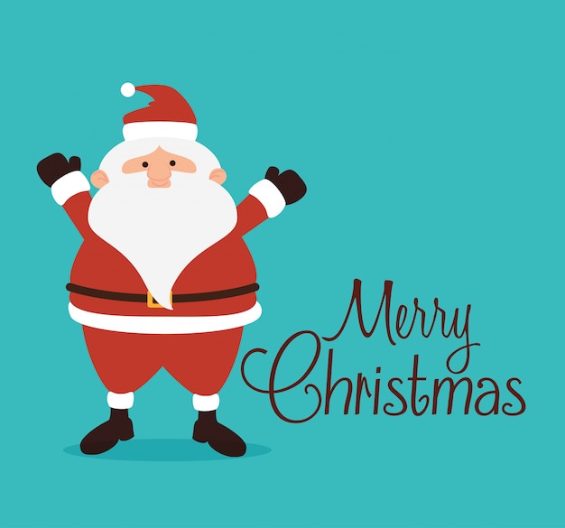 Feliz tarjeta colorida de navidad