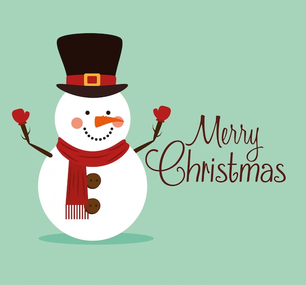 Feliz tarjeta colorida de navidad