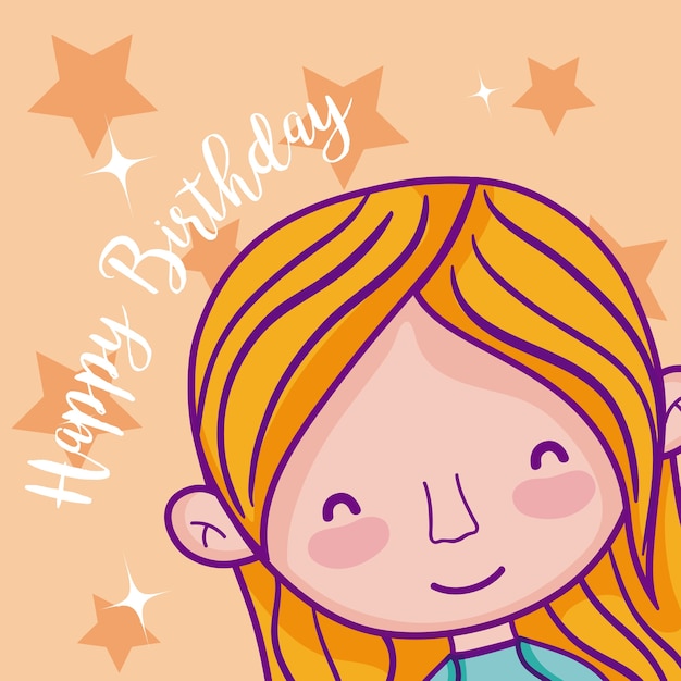 Feliz tarjeta de cumpleaños.