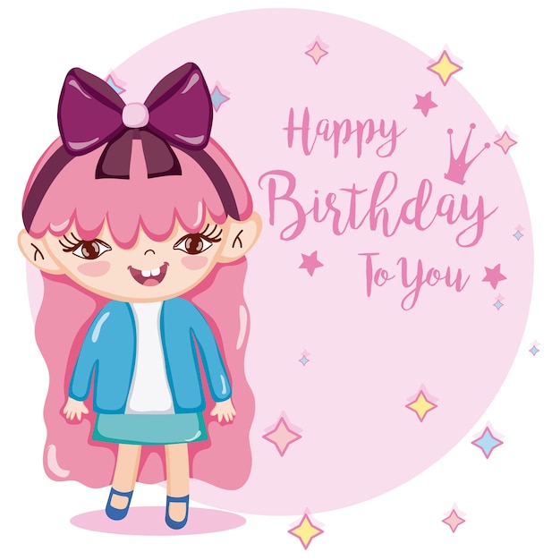 Feliz tarjeta de cumpleaños.