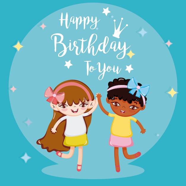 Feliz tarjeta de cumpleaños.