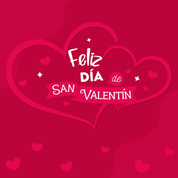 Feliz tarjeta de día de san valentín