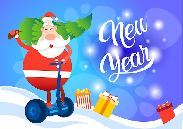 Feliz tarjeta de felicitación de Año Nuevo