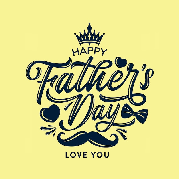 Feliz tarjeta de felicitación por el Día del Padre