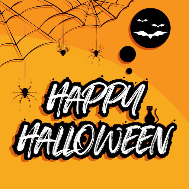 Feliz tarjeta de felicitación de Halloween
