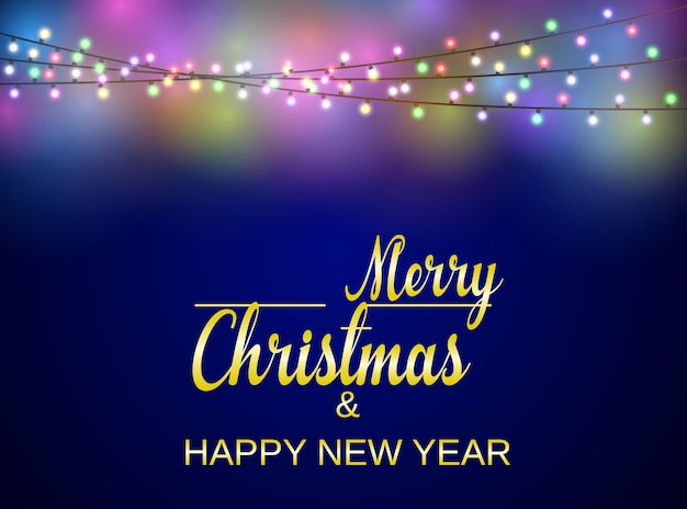 Feliz tarjeta de felicitación de Navidad