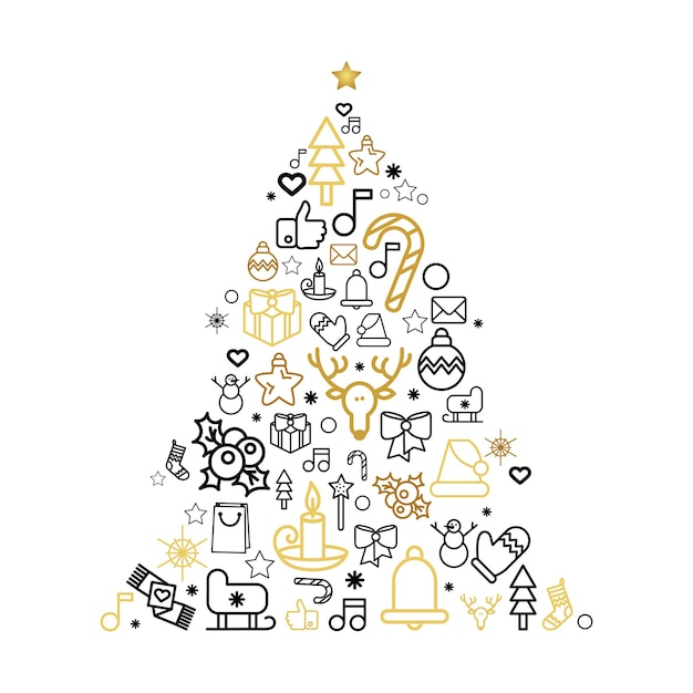 Feliz tarjeta de felicitación de Navidad