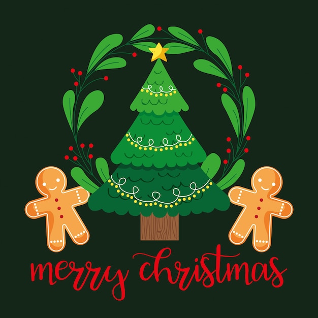 Feliz tarjeta de felicitación de Navidad