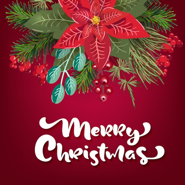 Feliz tarjeta de felicitación de Navidad