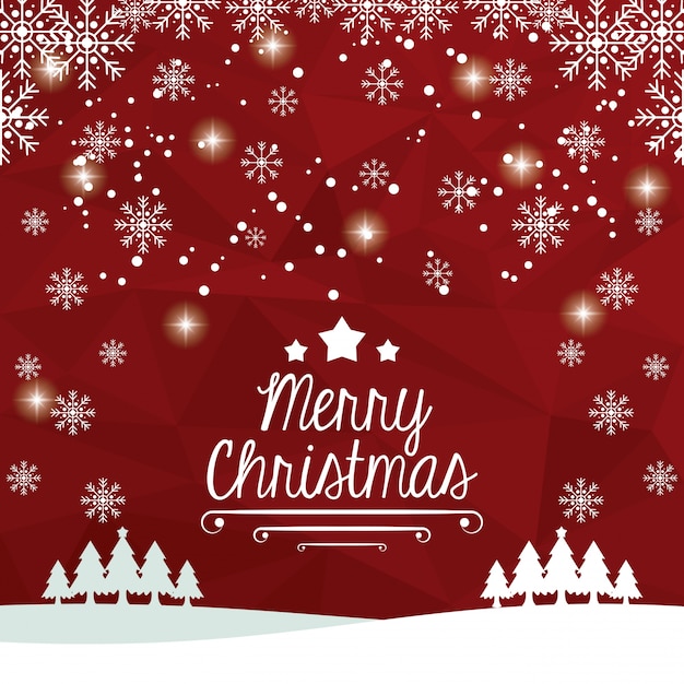 Feliz tarjeta de navidad diseño