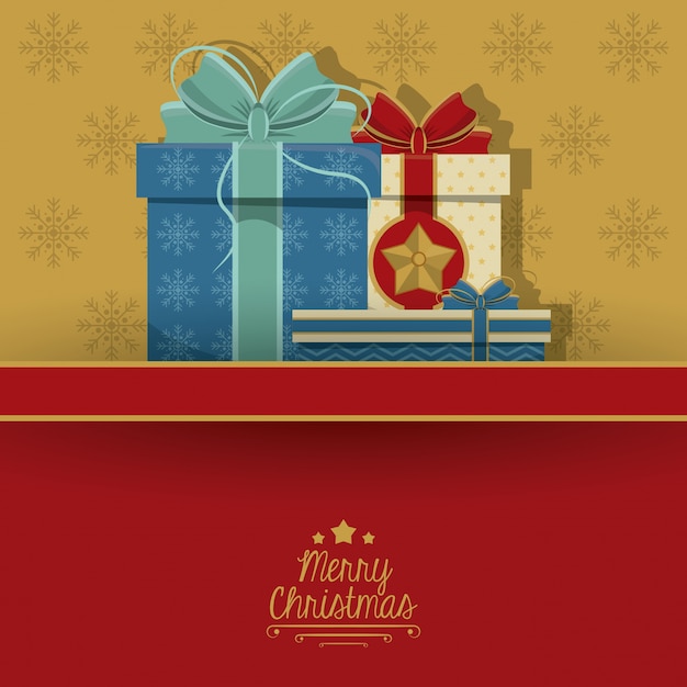 Feliz tarjeta de navidad diseño