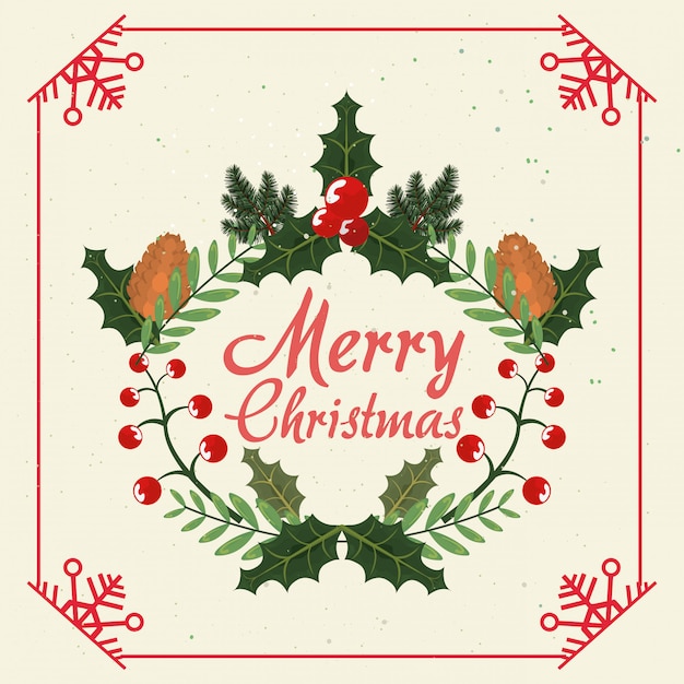 Feliz tarjeta de Navidad