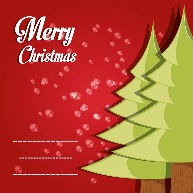 Feliz tarjeta de Navidad