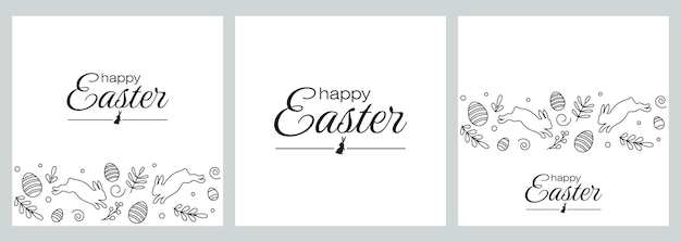 Feliz tarjeta de Pascua