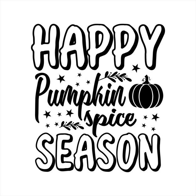 Feliz temporada de especias de calabaza