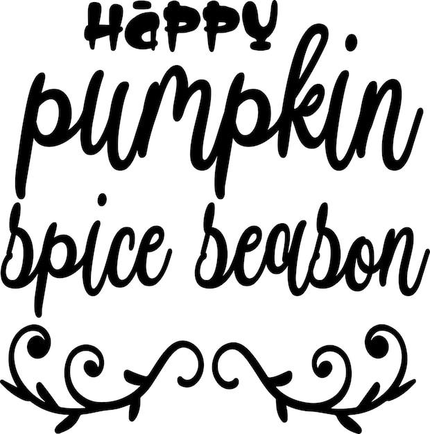 Feliz temporada de especias de calabaza
