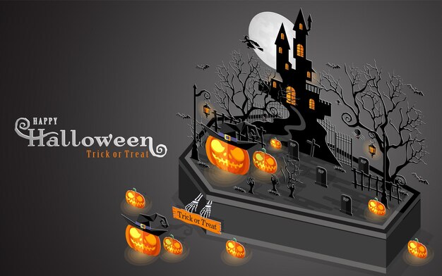 Feliz trasfondo de Halloween