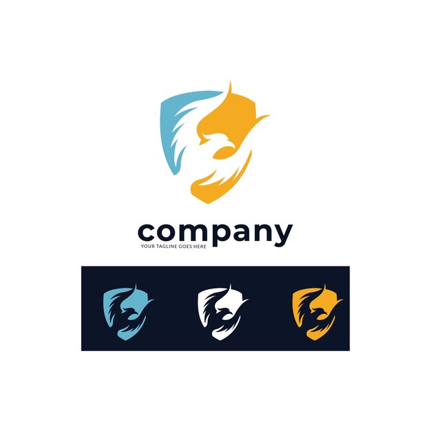 fénix ala logo animal resumen