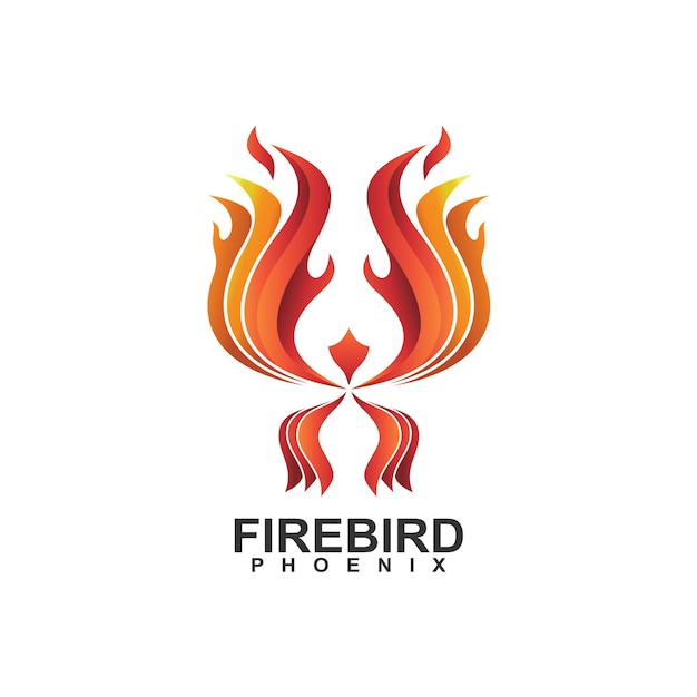 Fénix con logo de mascota de llama