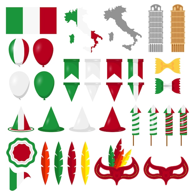 Festa Della Repubblica Italiana República de Italia día 2 de junio Bandera nacional de Italia Fondo vectorial