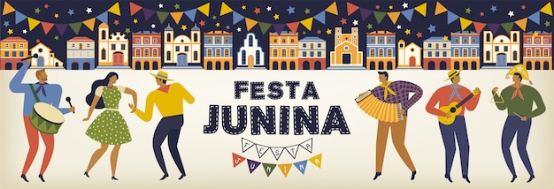 Festa junina brasil festival de junio.