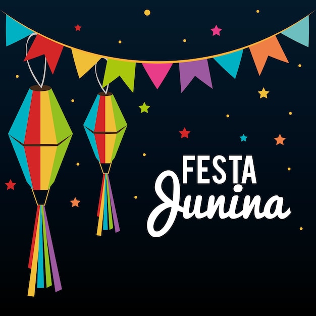 Vector festa junina