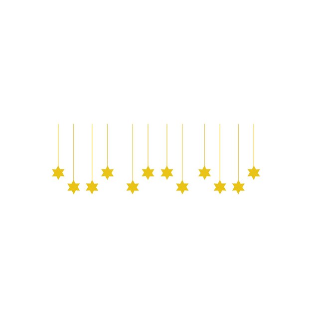 Festival de eid mubarak vectorial y elementos decorativos de estilo plano