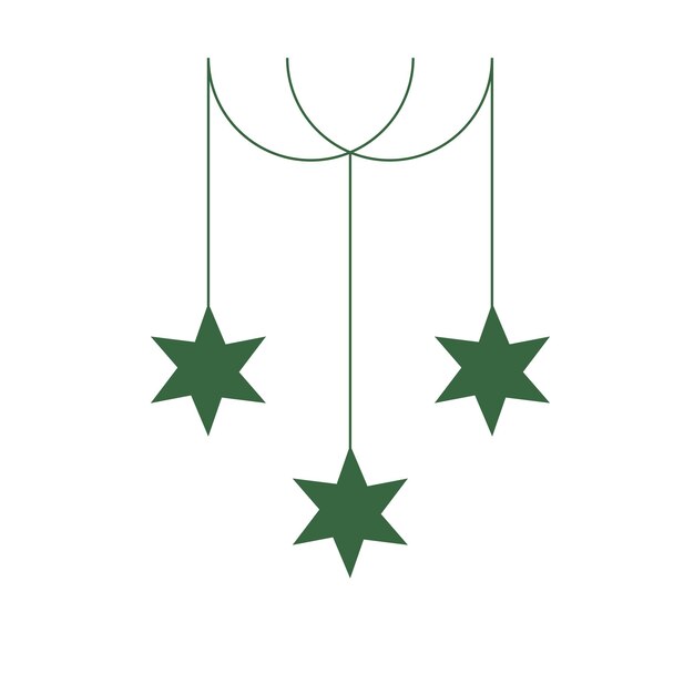 Festival de eid mubarak vectorial y elementos decorativos de estilo plano