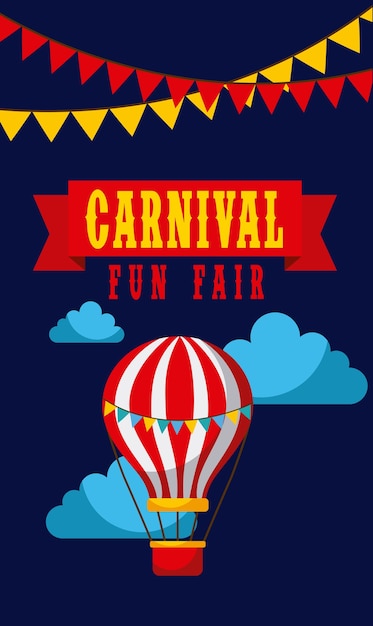 Festival de entretenimiento de feria de carnaval