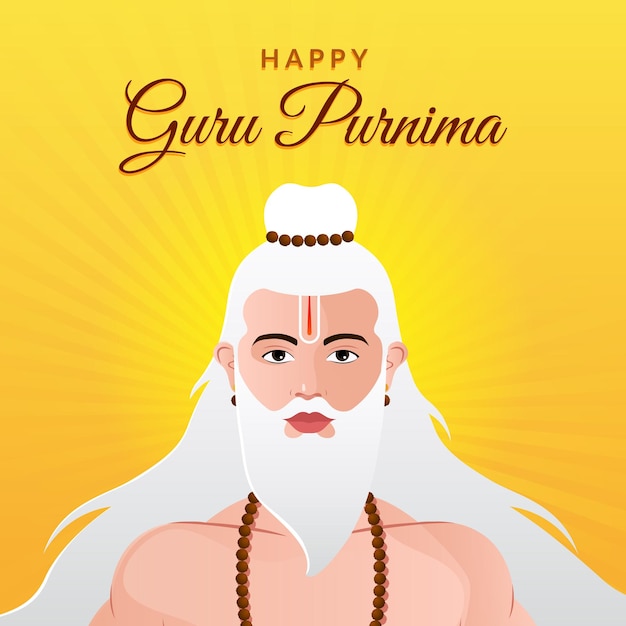 El festival Guru Purnima de la India se dedica a los maestros espirituales. Los gurús bendicen a su shishya.