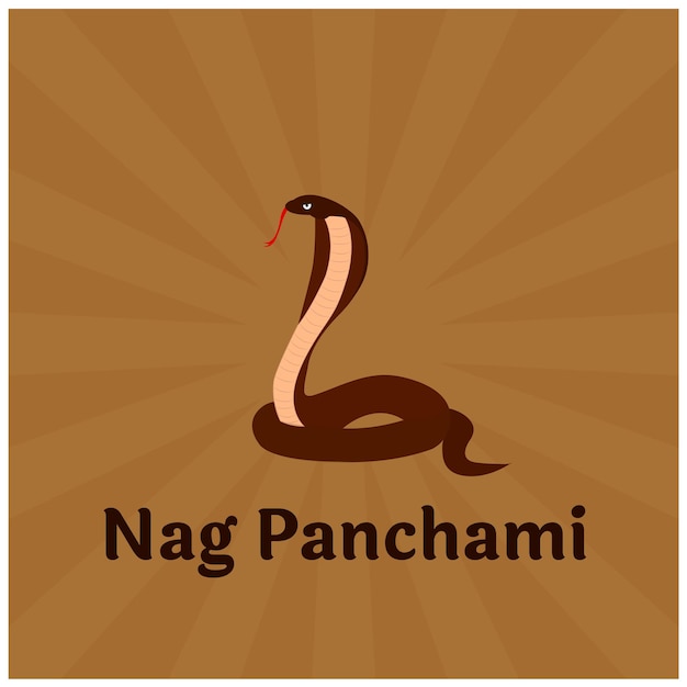 Festival hindú Naag Panchami Ilustración vectorial