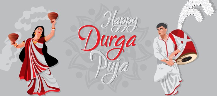 El festival indio Durga Puja en las redes sociales