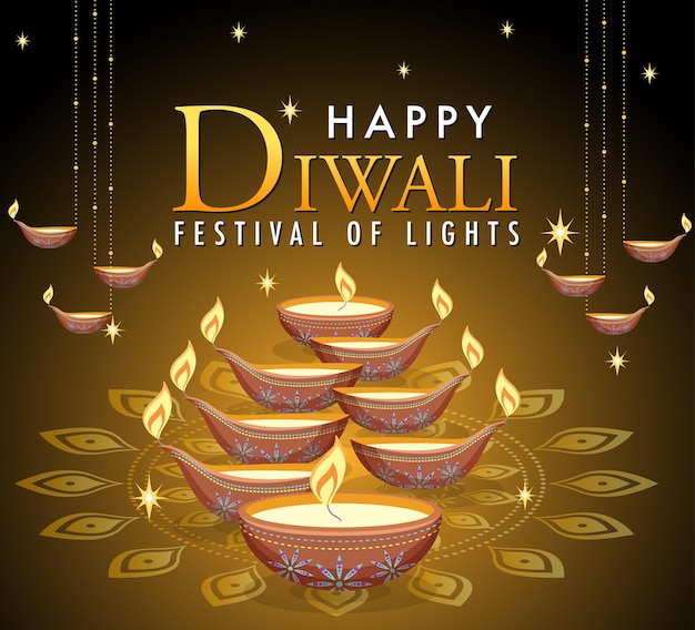 Festival indio de las luces de diwali