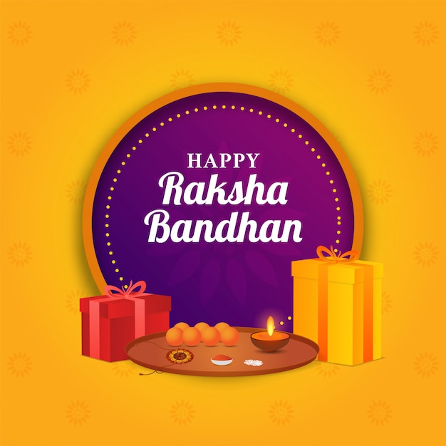 Festival indio raksha bandhan concept.