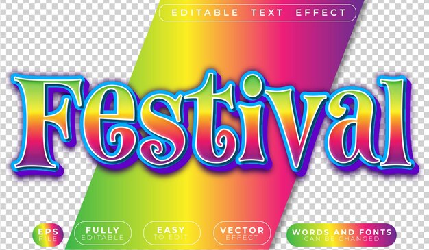 Festival de música de fiesta Carnaval archivo de texto vectorial totalmente editable