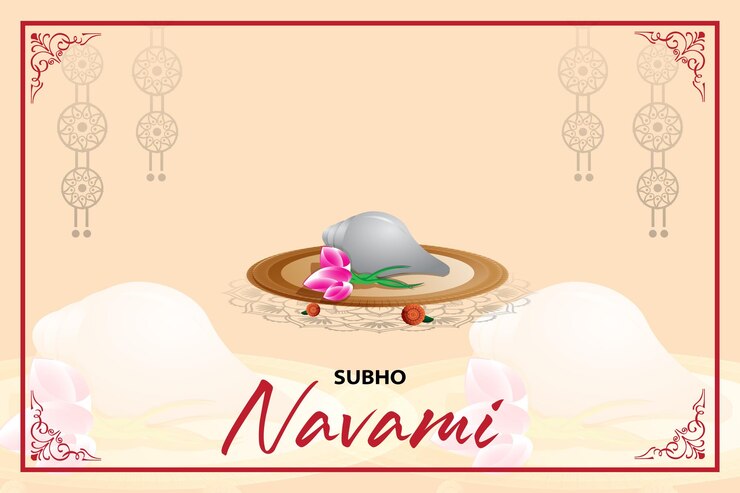 La festividad india de la diosa Durga Puja, las vacaciones de Subha Navami, la celebración de las redes sociales.