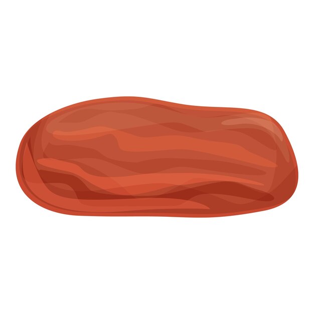 Fibra fruta seca icono dibujos animados vector fruta saludable Snack fresco