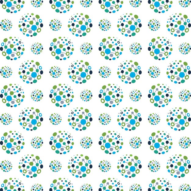 Fibra óptica de moda patrón sin costura inteligente colorido fondo de ilustración