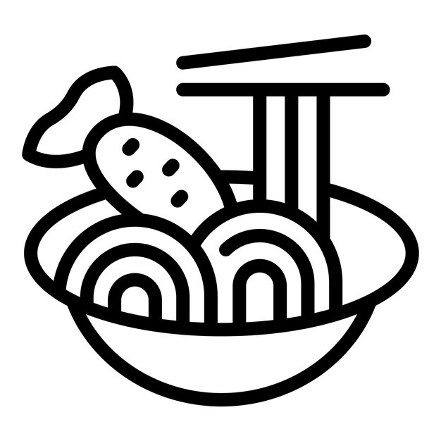 fideos japoneses de ramen con palillos y pastel de pescado en el cuenco