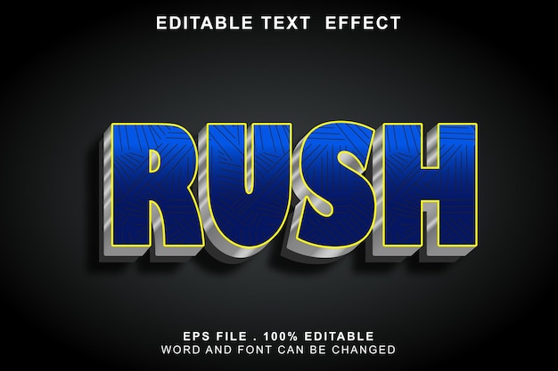 fiebre editable del efecto de texto