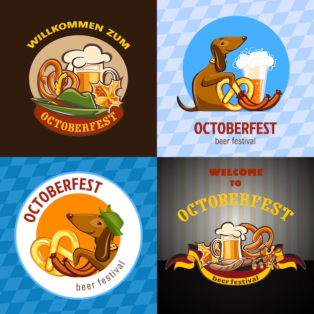 Fiesta de la cerveza oktoberfest fondos alemanes