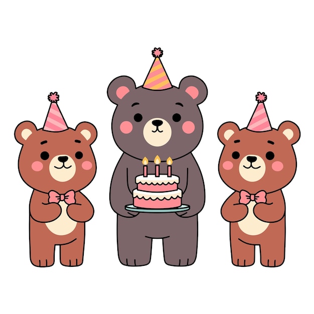 Fiesta de cumpleaños de los Tres Osos
