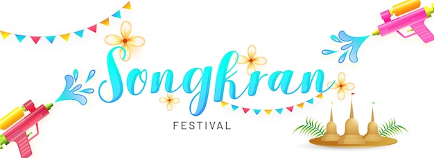 Fiesta del festival songkran.