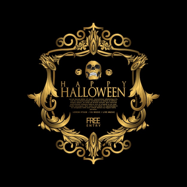 Fiesta de lujo de Halloween