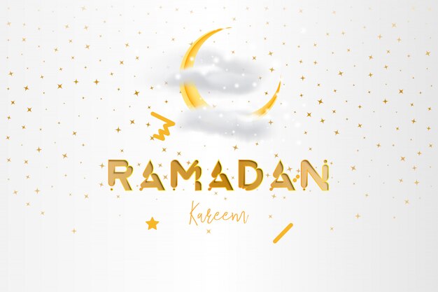 Fiesta musulmana del mes sagrado de ramadán kareem fondo